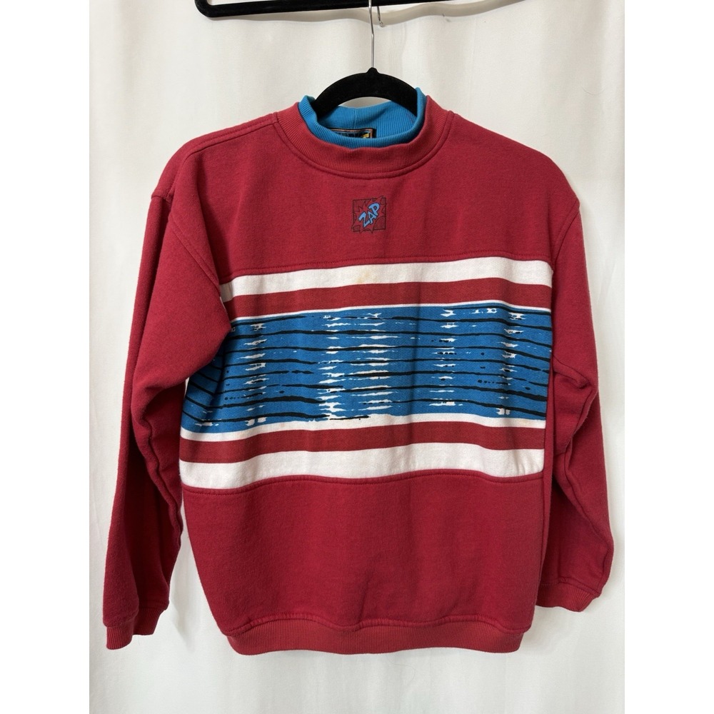 Vintage Express Teen Medium 12-14 Graphic Sweatshirt‎ **Stain See Last Photo G52